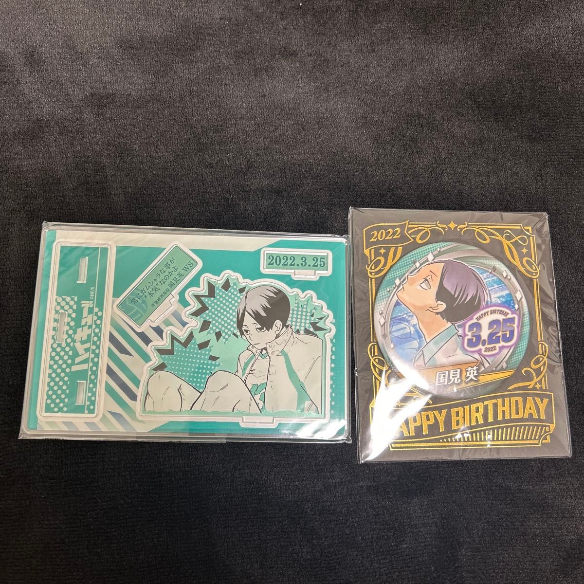 Haikyuu!! Komi Hidehiko Famous Scene Diorama Figure Birthday Can Badge