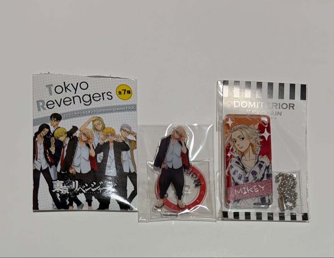 Tokyo Revengers Sano Manjiro Glasses Mini Acrylic Stand Material Keychain