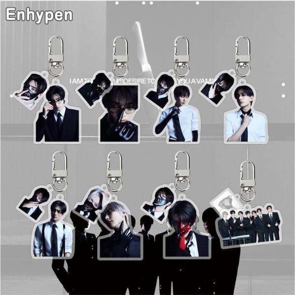 2番目半額 Enhypenグッズ キーリング エンハイプン アクリル キーホルダー グッズ キーチェーン アクセサリー 携帯 鍵 自動車飾り おしゃれ 小物 飾り 2025