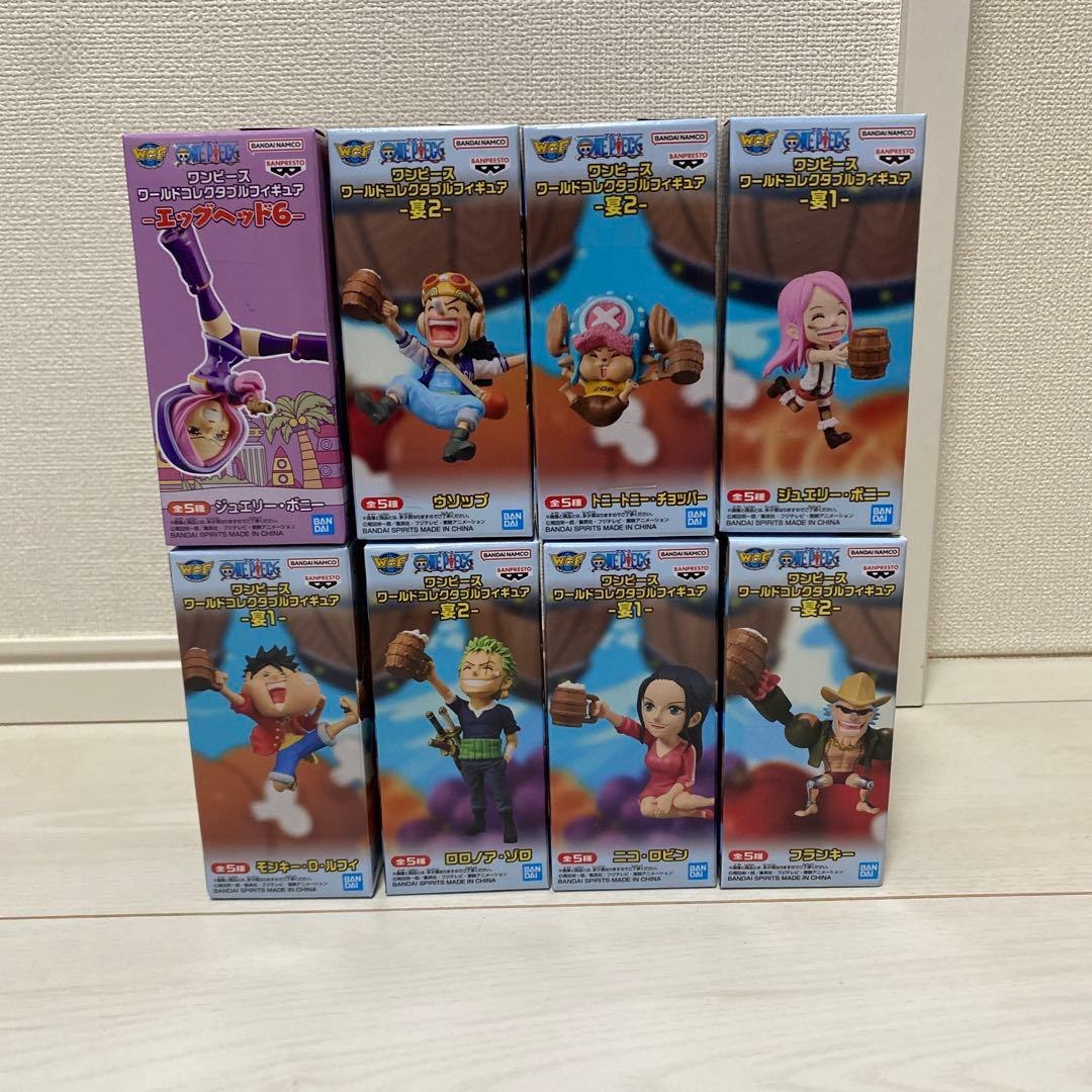 ワンピース ワールドコレクタブルフィギュア 8種セット