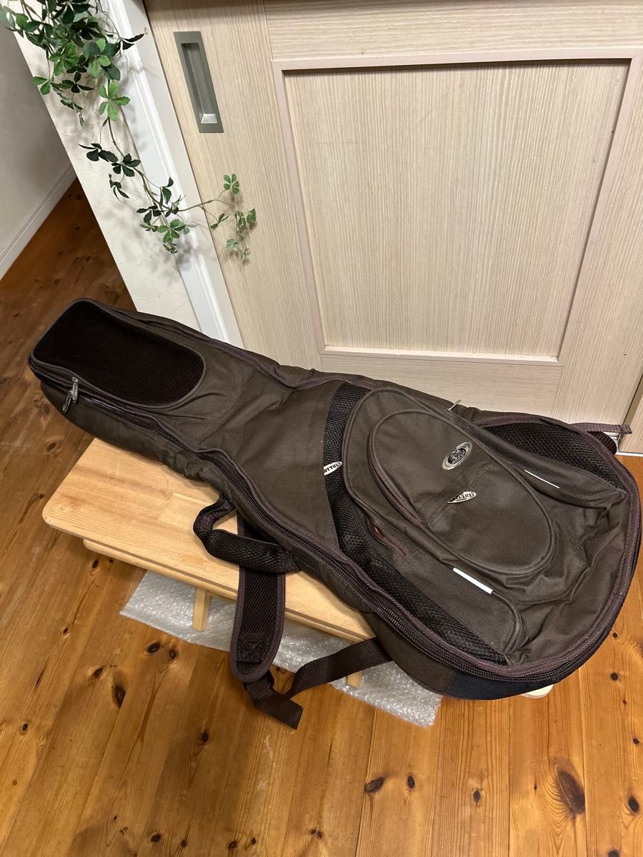 RITTER Acoustic Guitar Gig Bag, Brown, Backpack Style