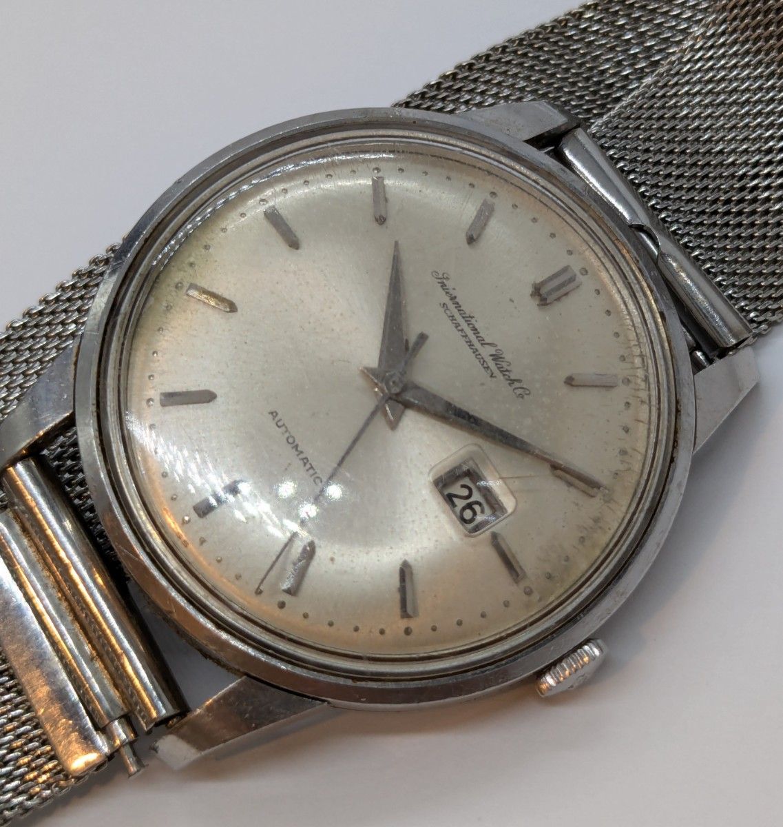 IWC 圆形表盒 1966年制造 Ref.648A 偏心机芯 Cal.8531
