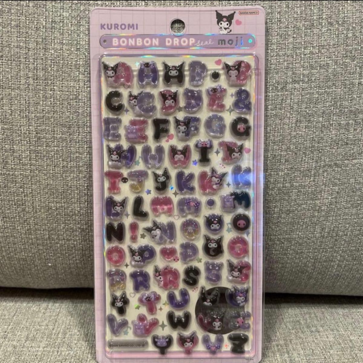 Kromi BONBON DROP seal moji bonbon drop seal alphabet