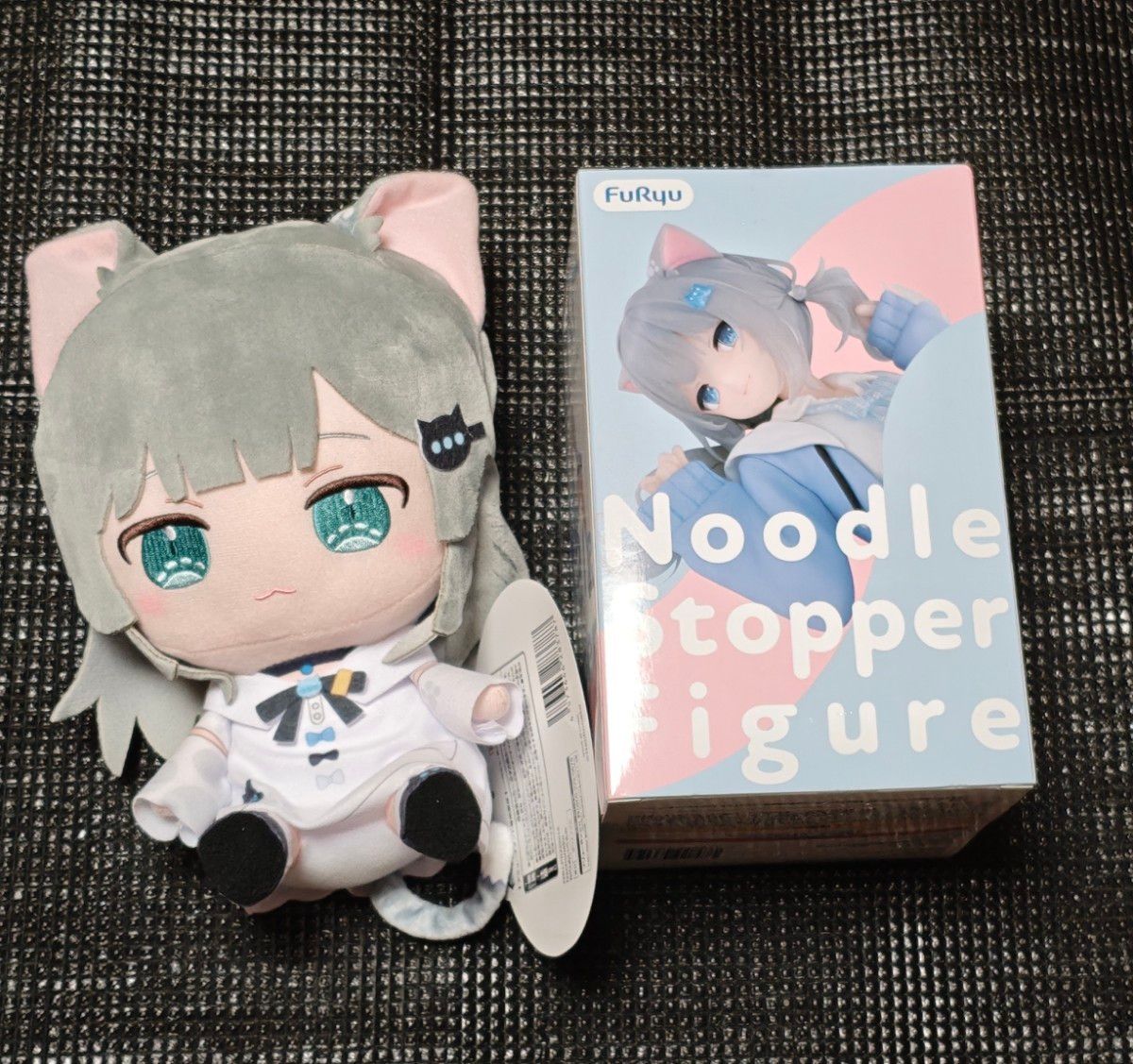 Nachoneko Naccho Cat Nendoroid Stopper Figure Big Plush Set Nuust