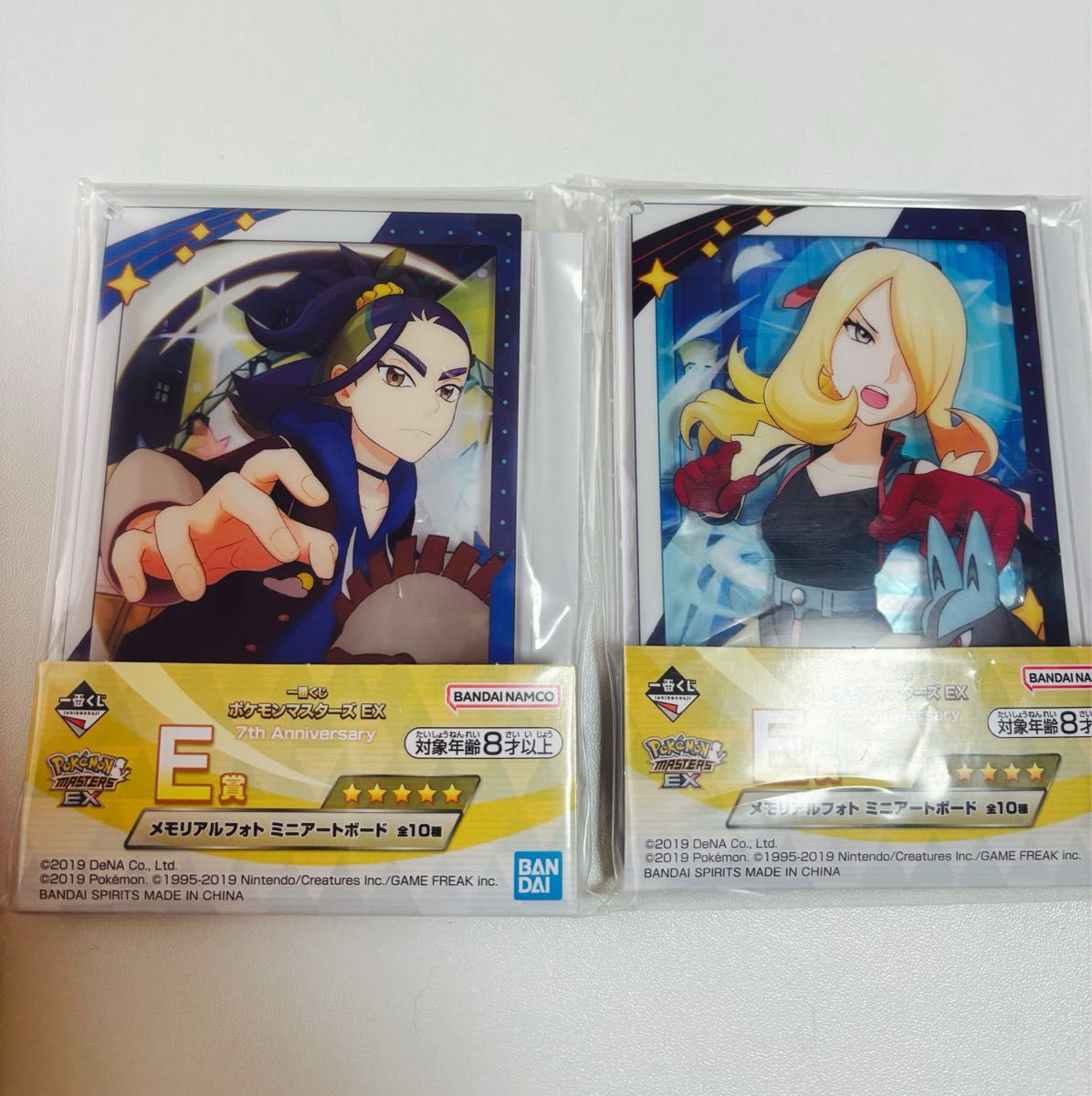 Ichiban Kuji Pokémon Masters EX Prize E Memorial Photo Mini Art Board 2-Piece Set