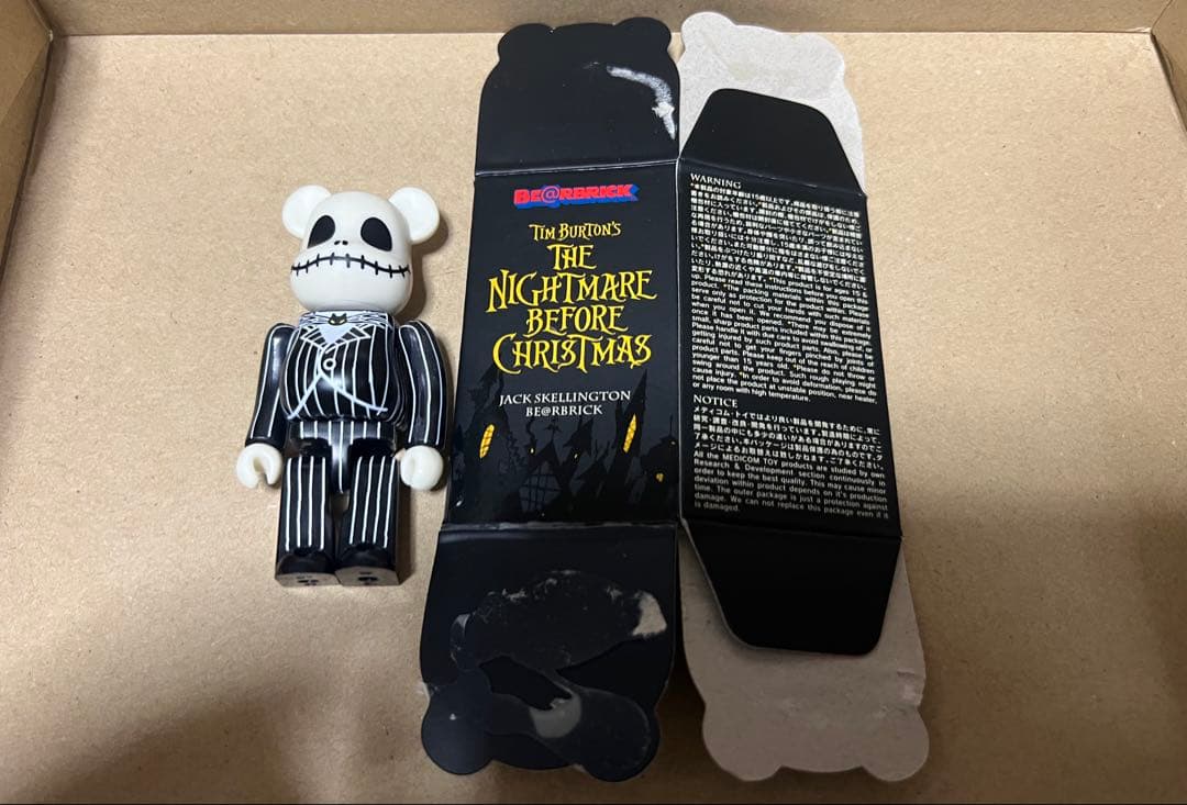 Bearbrick Disney The Nightmare Before Christmas Jack Figure