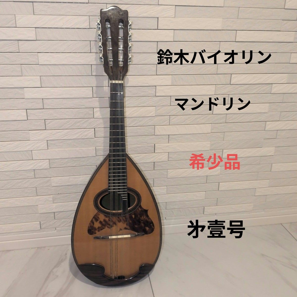 鈴木バイオリン マンドリン 希少品 第壹号