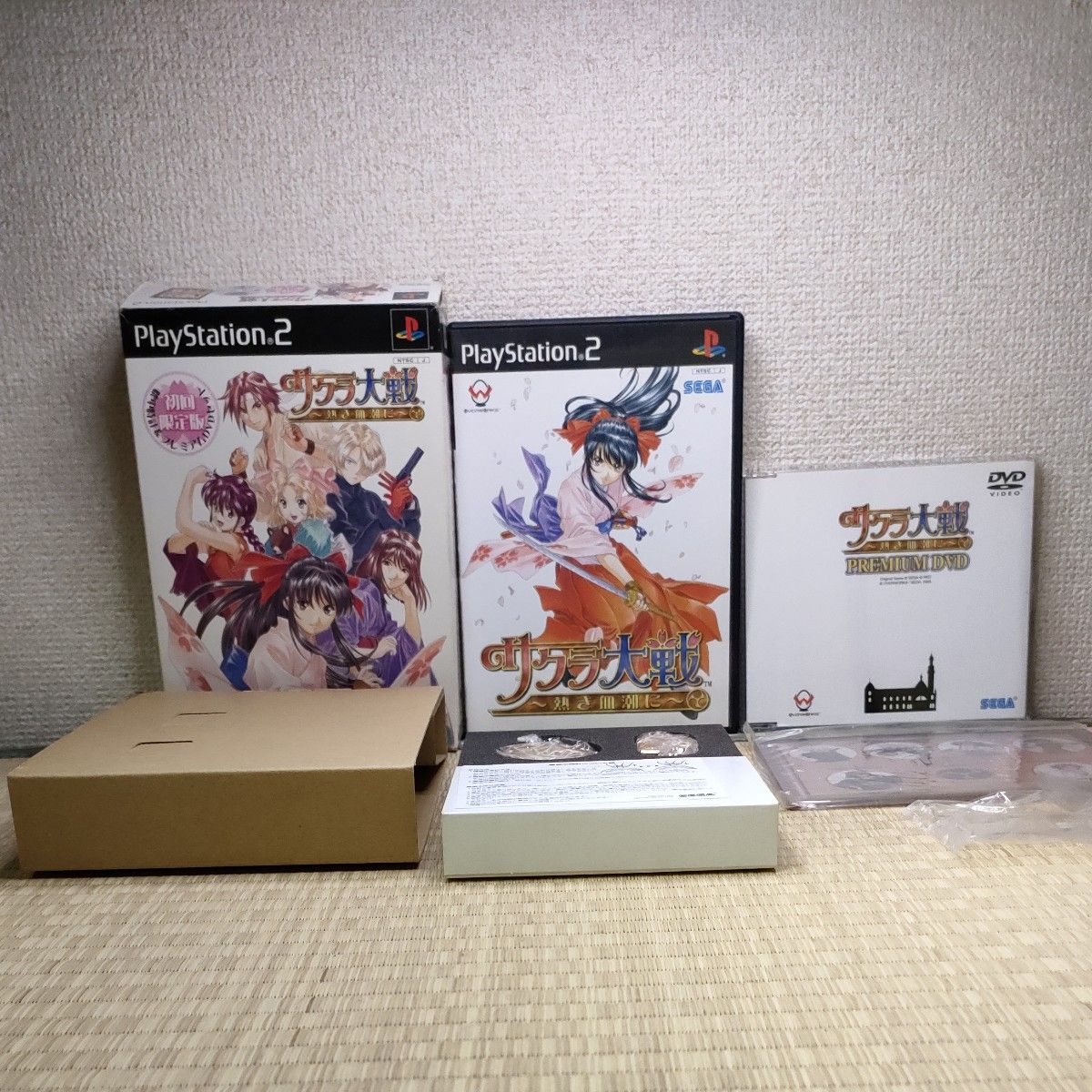 樱花大战 ~ 热血潮 ~ PS2初回限定版带高级DVD的套装