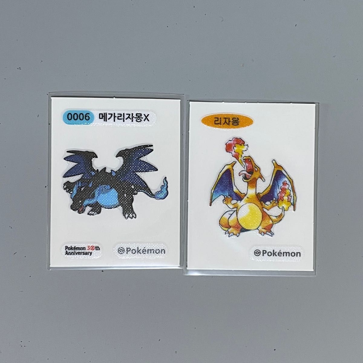 宝可梦面包 喷火龙 宝可梦贴纸 韩国30周年 喷火龙 超级喷火龙X