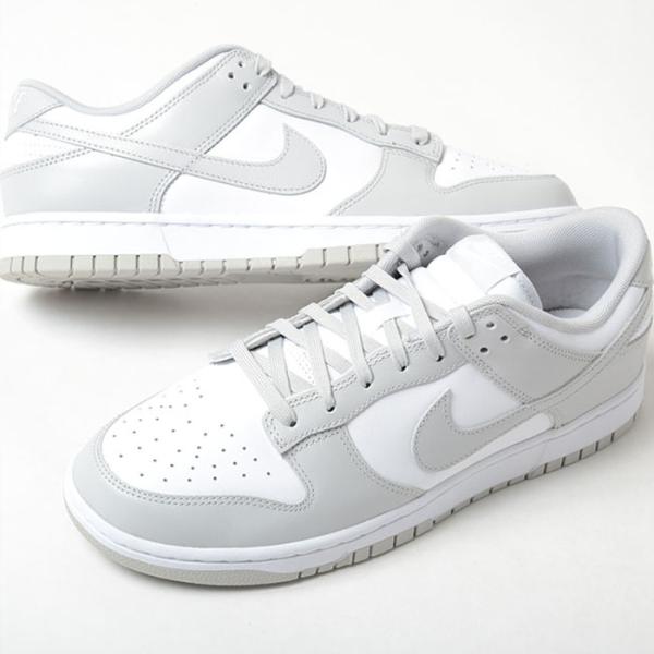 耐克 DUNK LOW RETRO 耐克 丹克 低帮 复古 男士运动鞋 白灰色 dd1391-103