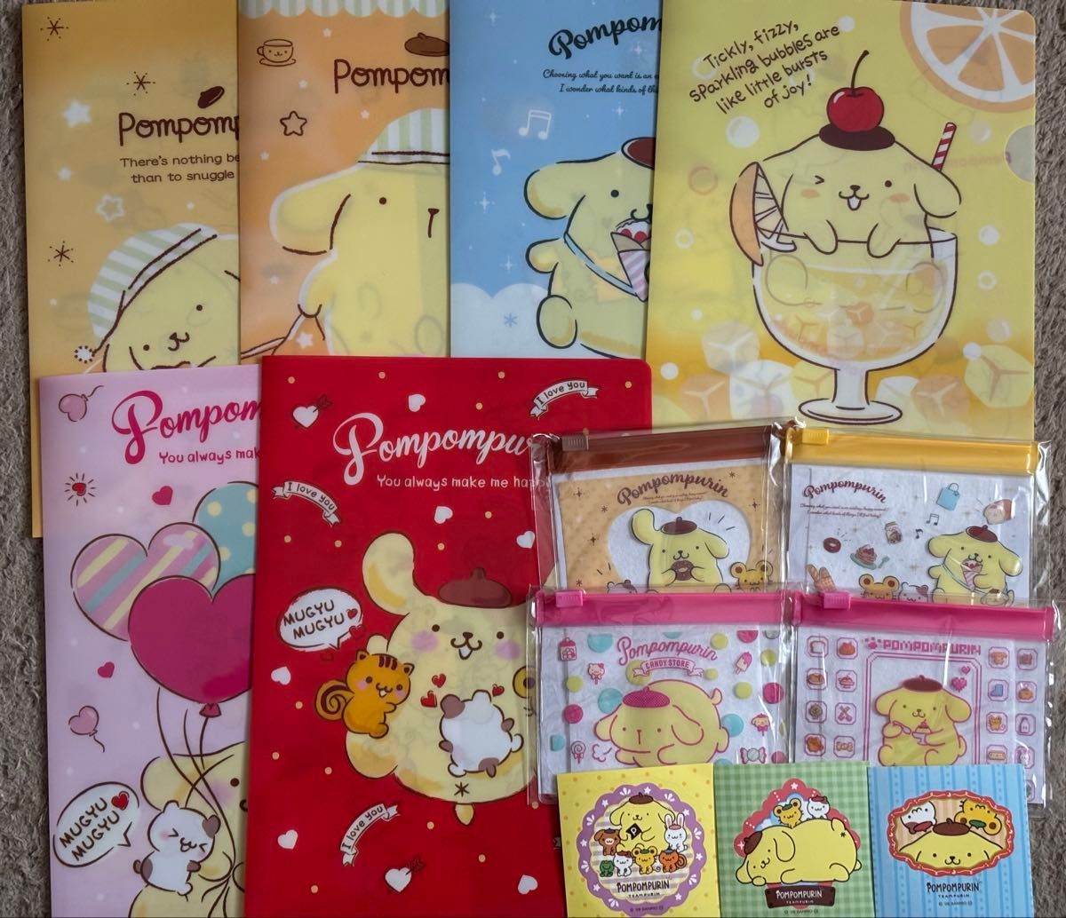 Pom Pom Purin Clear File Mini Slider Pouch Stickers – Bundle Sale at 7-Eleven