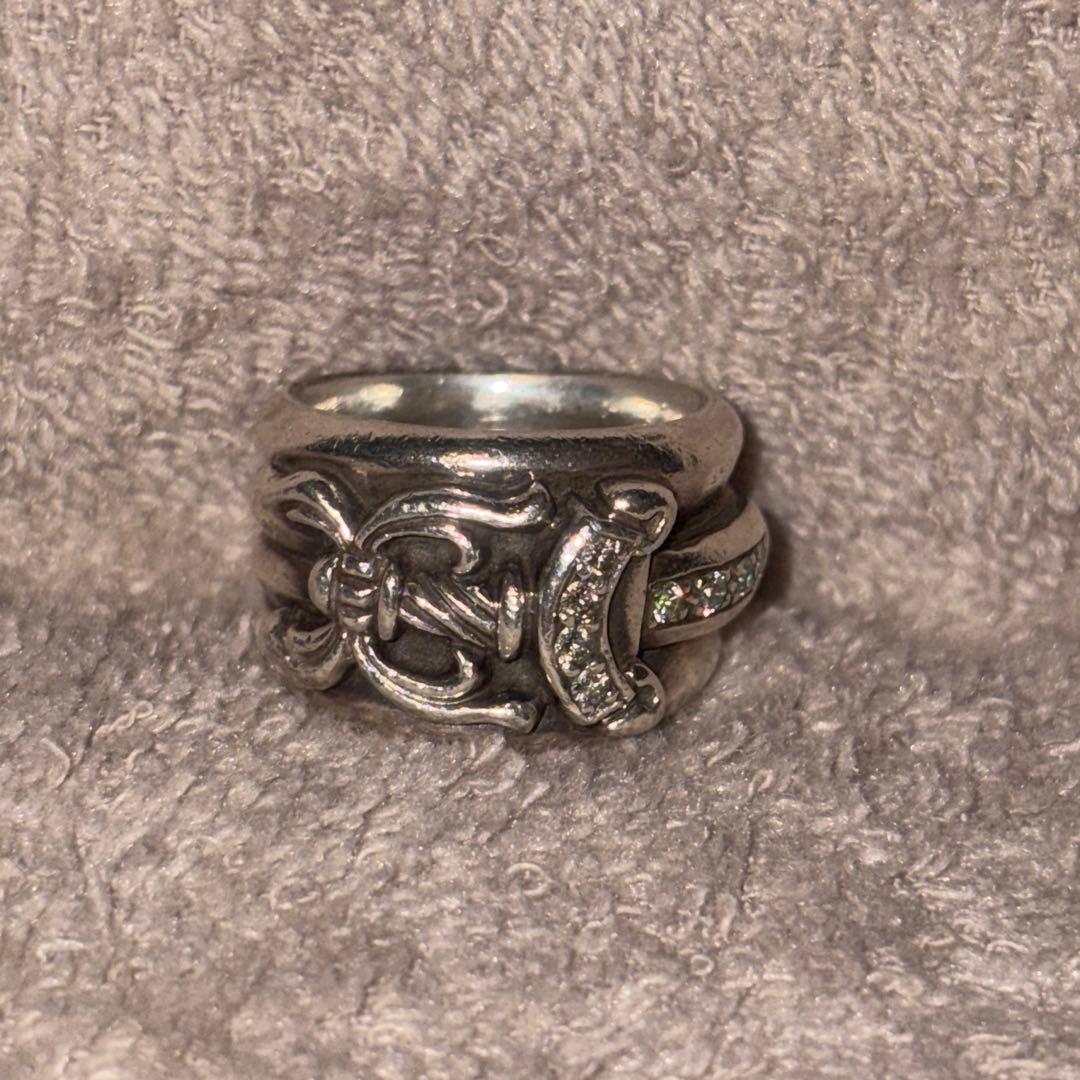 CHROME HEARTS 克罗姆哈茨 匕首戒指 925 钻石 12号