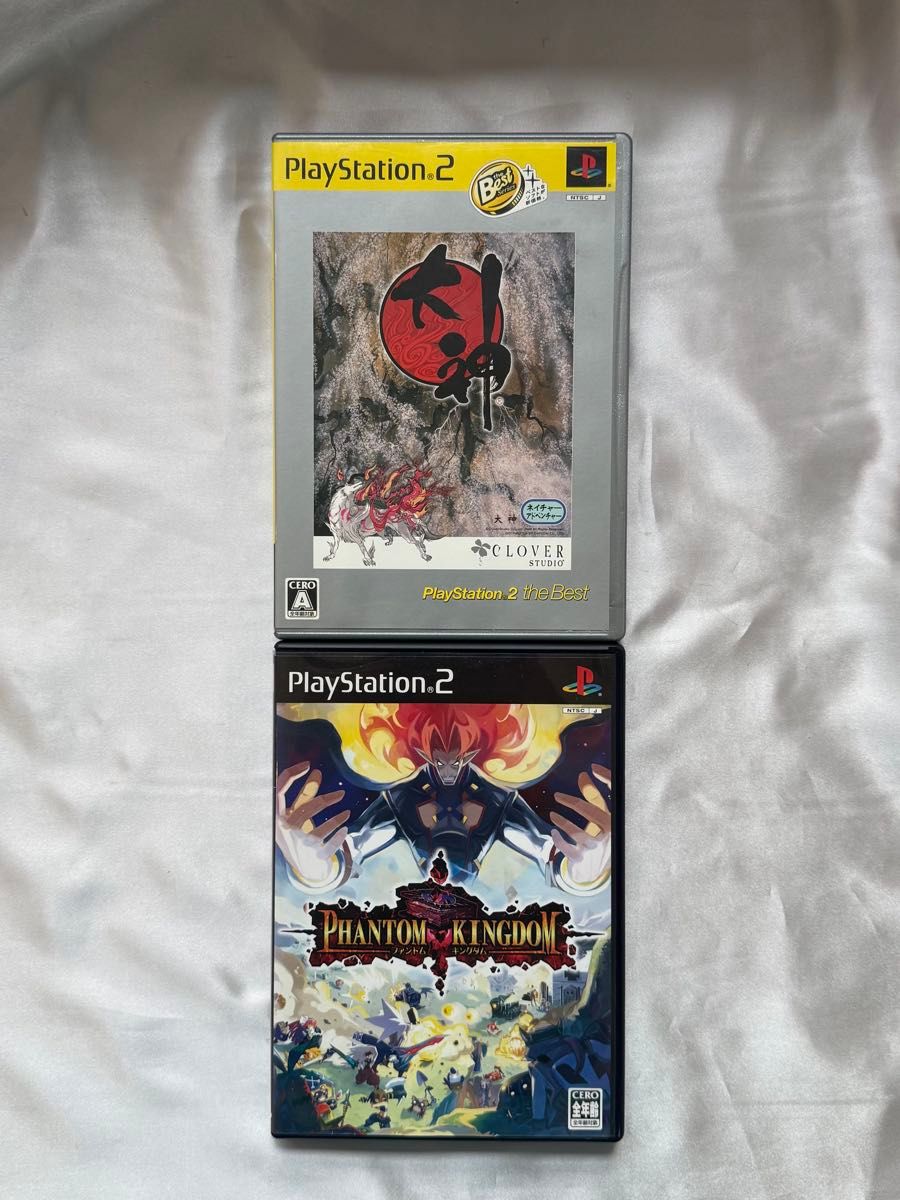 PS2 Okami and Phantom Kingdom Double Pack PlayStation2 PlayStation 2