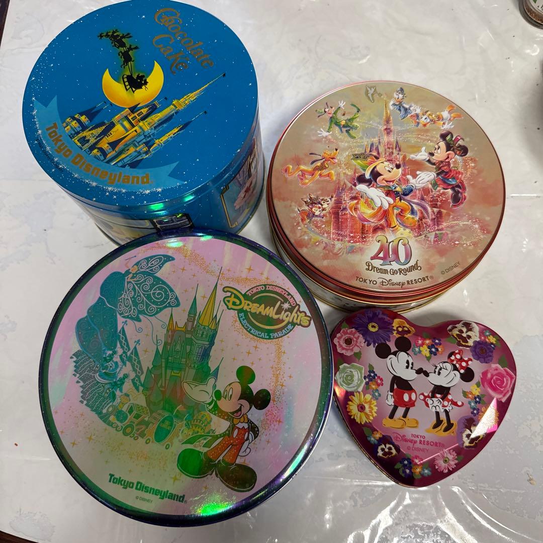 东京迪士尼度假区 40周年 空罐4个套装