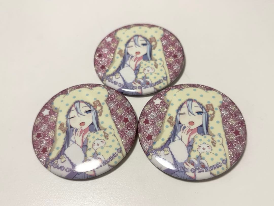 Project SEKAI Can Badge Io Naruse Sanrio 3-Pack
