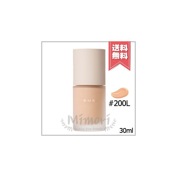 並行輸入品 RMK アールエムケー リクイドファンデーション フローレスカバレッジ プラス #200L SPF22/PA++ 30ml【送料無料】