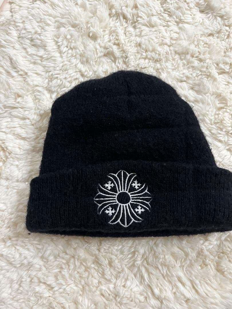 CHROME HEARTS 针织帽 无檐便帽 黑色