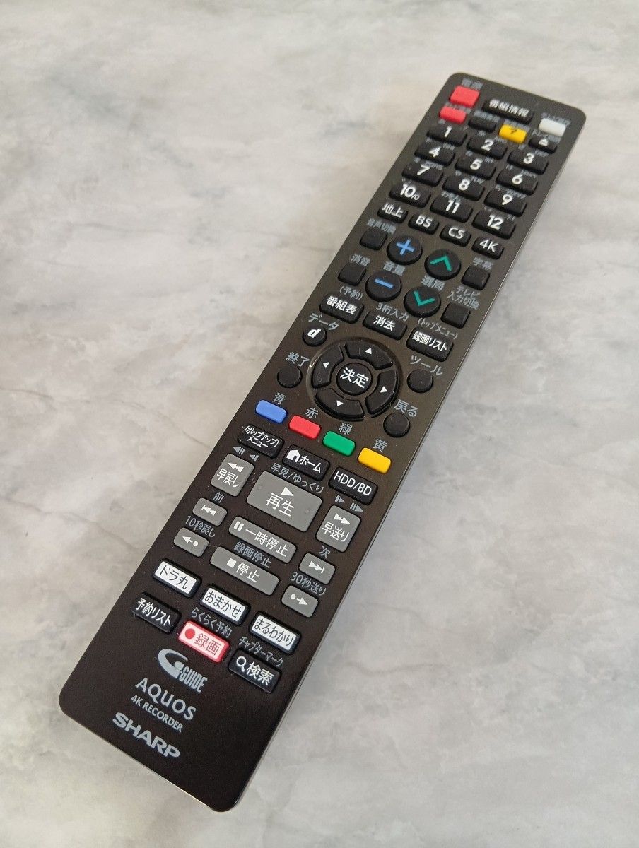 SHARP 正品 AQUOS 4KBD 遥控器 GB408PA 二手02