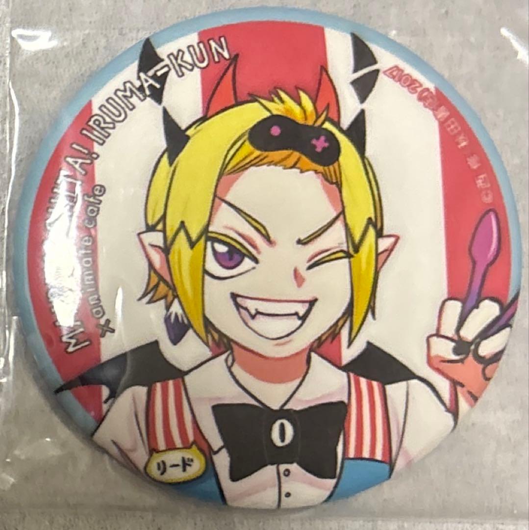 Mairimashita! Iruma-kun Shaxs Lead Can Badge Collaboration Cafe