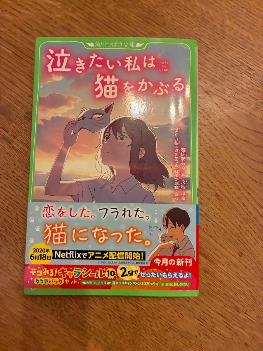 泣きたい私は猫をかぶる 角川つばさ文庫 岩佐まもる／文 永地／挿絵
