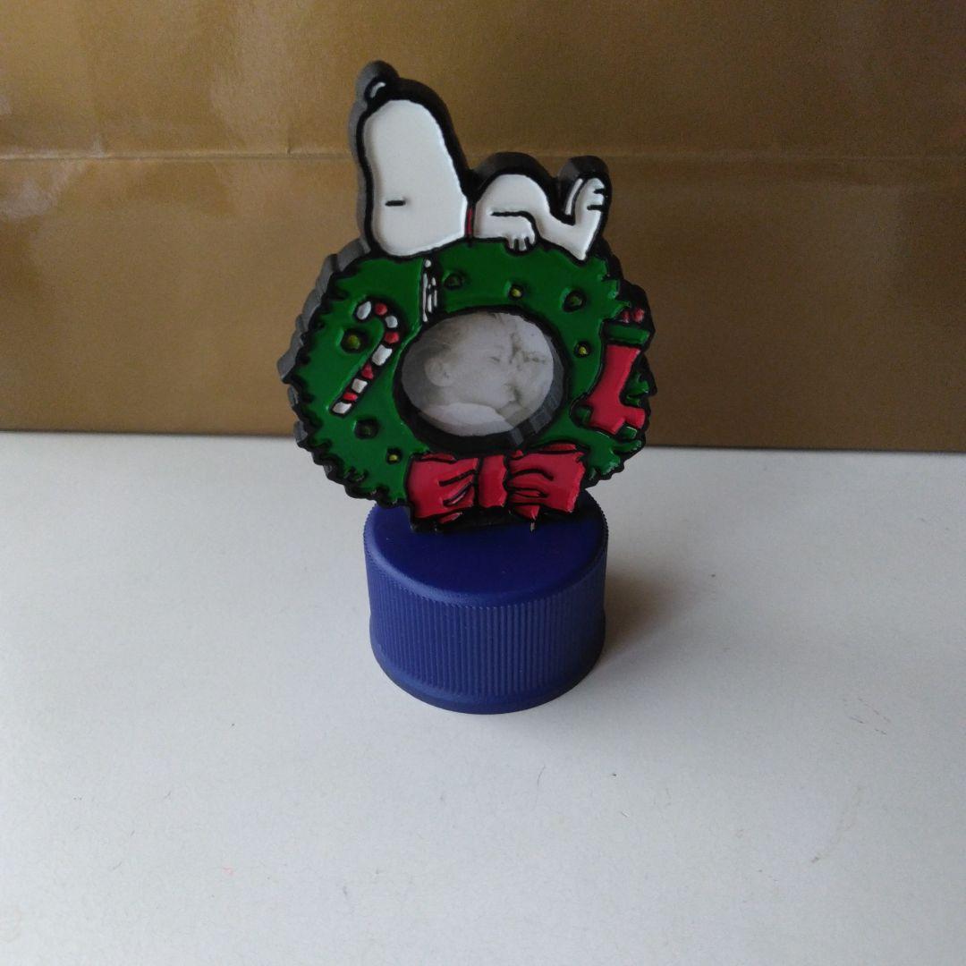 Unused ★ Snoopy Christmas Bottle Cap Mascot