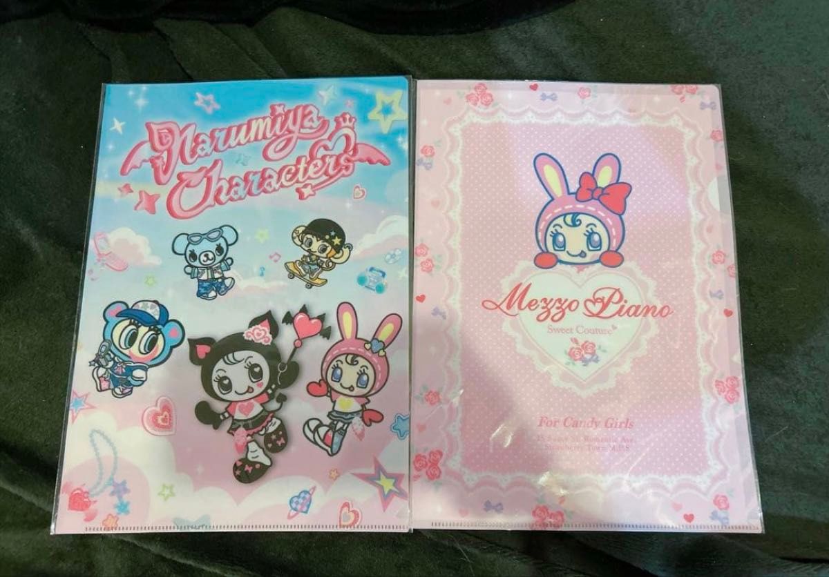 ナルミヤキャラクターズ メゾピアノ エンジェルブルー クリアファイル2枚セット ベリエちゃん ナカムラくん