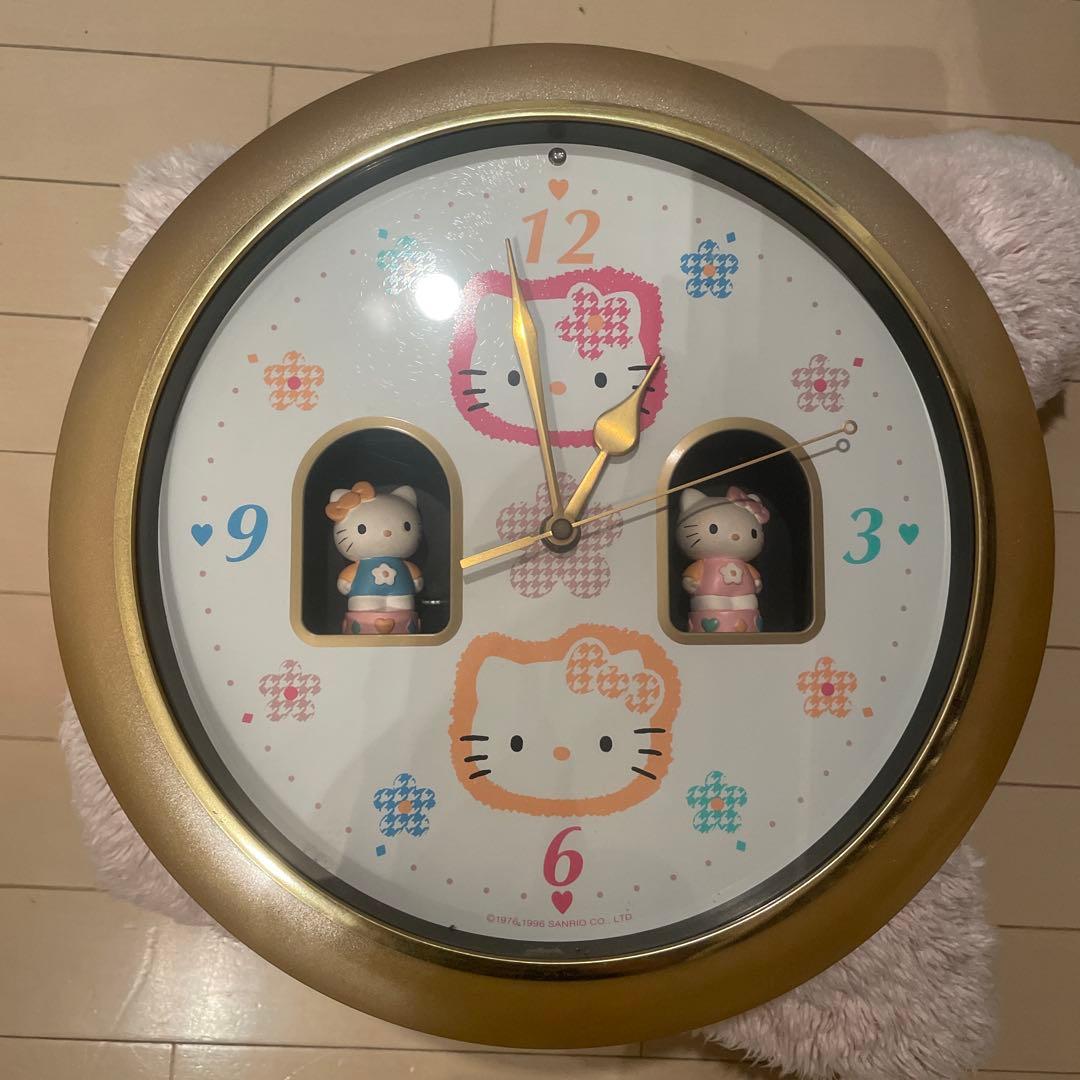 Hello Kitty Mechanical Wall Clock