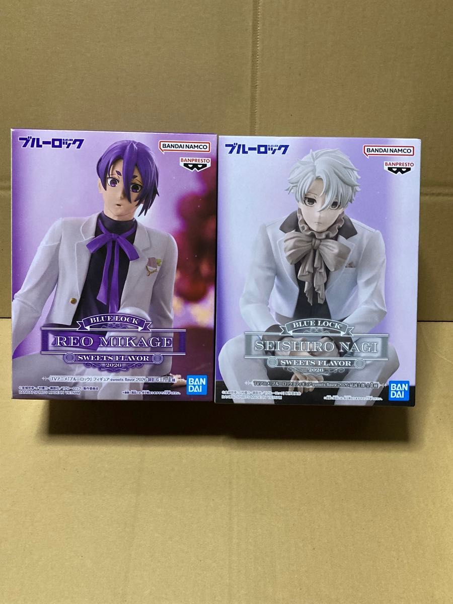 Blue Lock Figure SWEETS FLAVOR Reo Mikage Seishiro Nagi 2-Piece Set