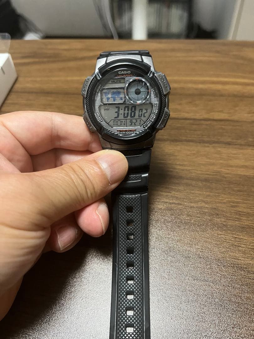 CASIO AE-1000W Digital Wristwatch – Working Condition