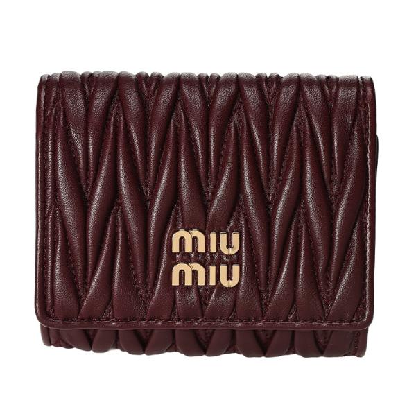 MIUMIU MIUMIU女士三折钱包三折钱包材质皮革MIU5MH033AFPP