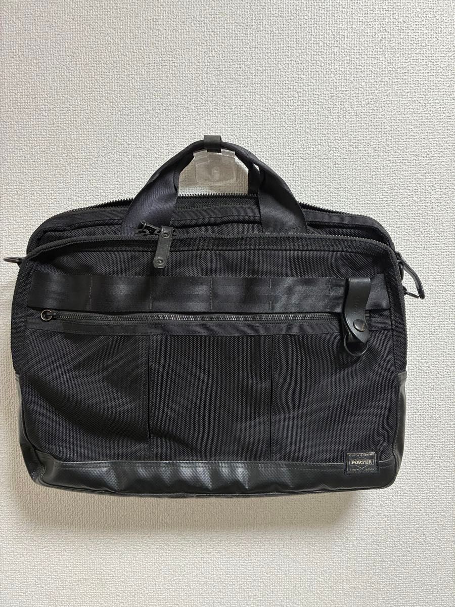 【极美品】PORTER HEAT 2way公文包带岩浆A4可