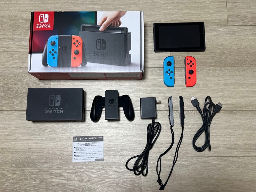 Nintendo Switch主机霓虹灯红色