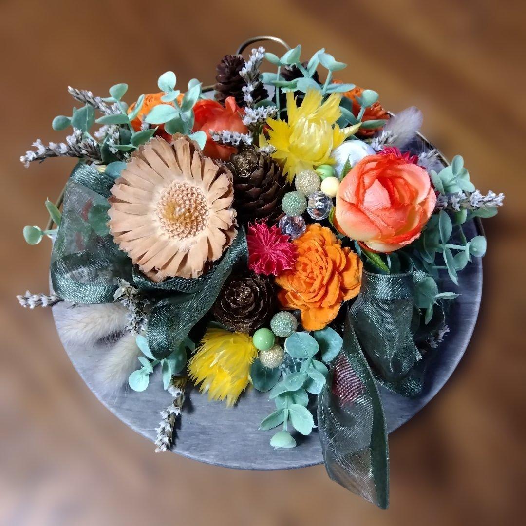 干花与仿真花花环,壁挂式或摆设型家居装饰