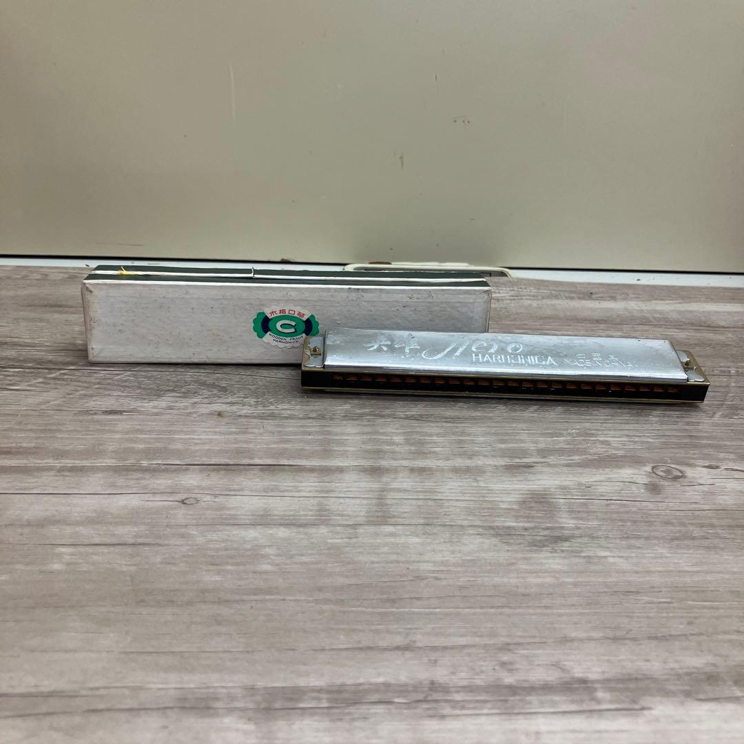 3F HERO口琴带英雄箱的中国制vintage昭和复古古道具