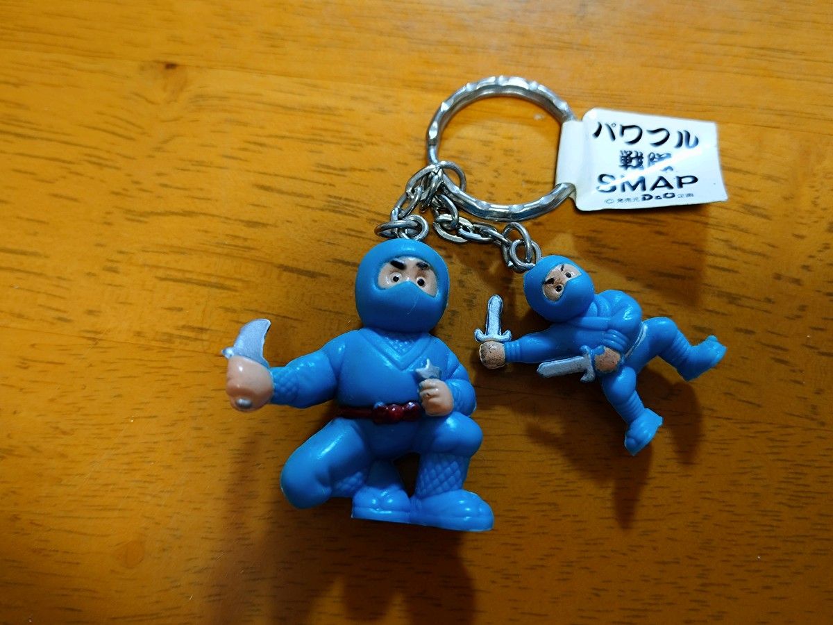 强力战士 SMAP 忍者 手办 钥匙扣