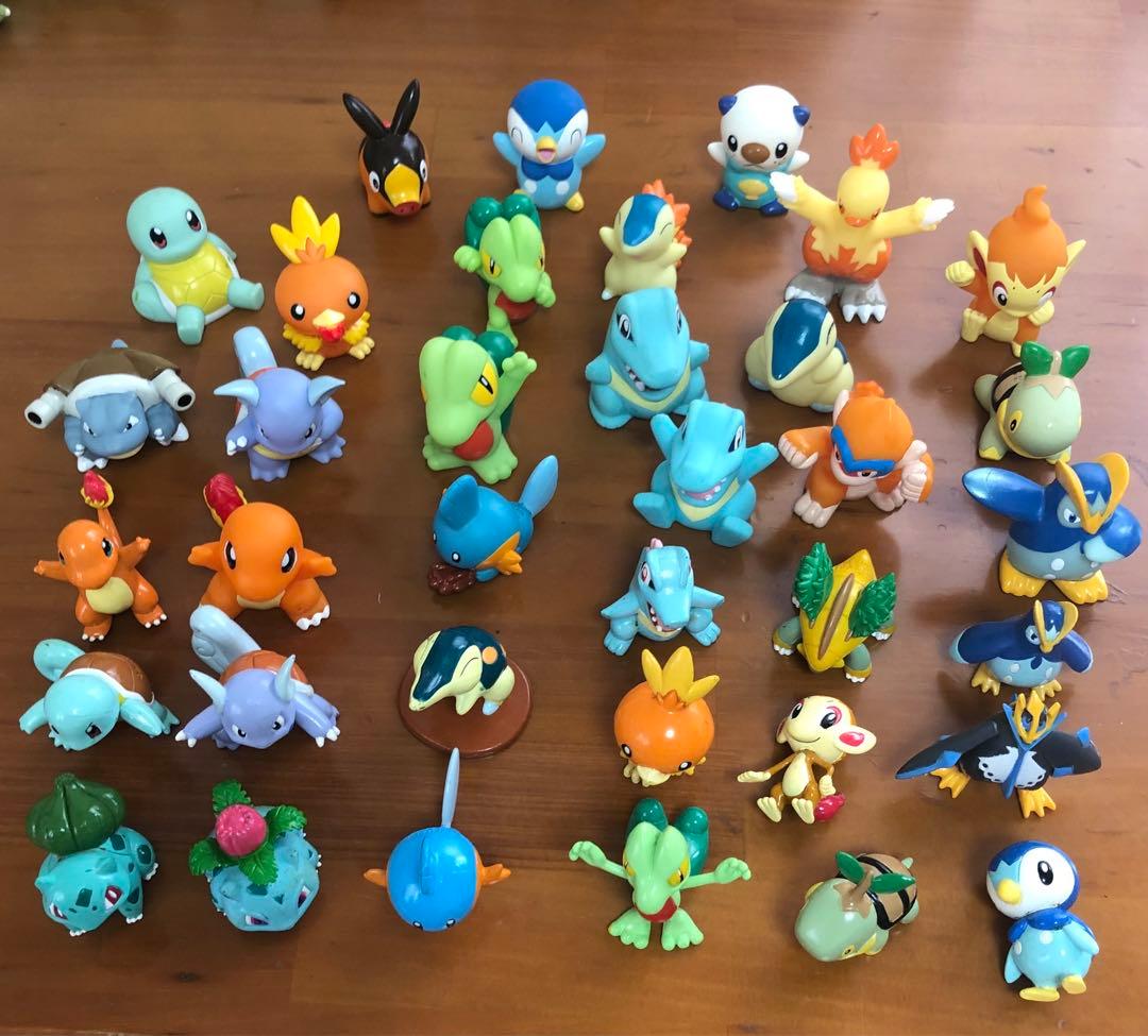 Pokemon MonColle Finger Figures Starter Characters Evolution Series 36-Piece Set