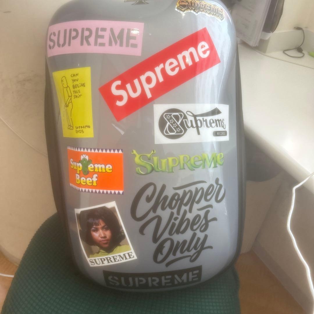 Supreme 贴纸定制硬壳双肩包