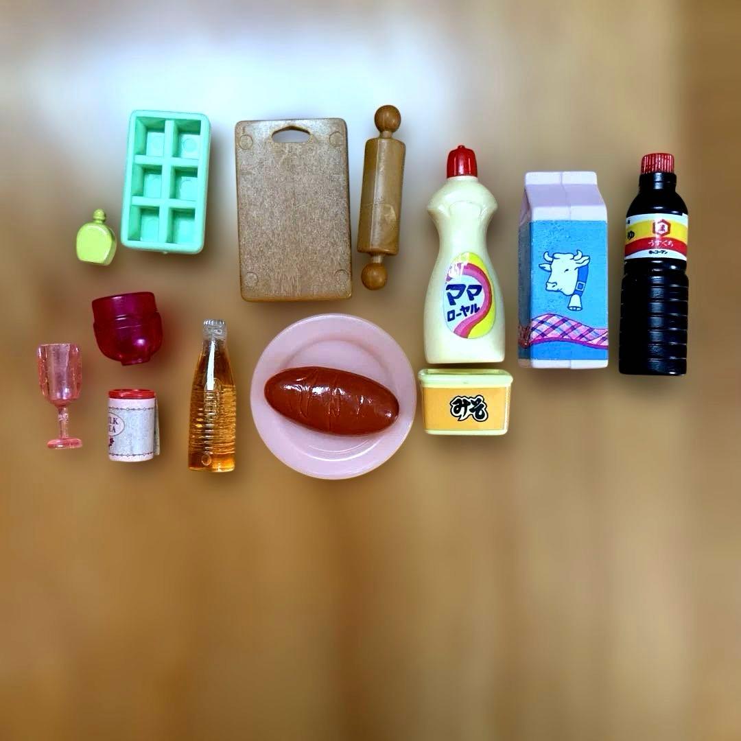 Miniature Food and Daily Necessities Bundle Set