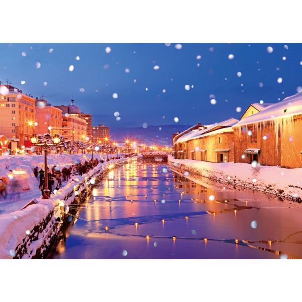 拼图 500片 深雪中的小樽运河 EPO-79-327s