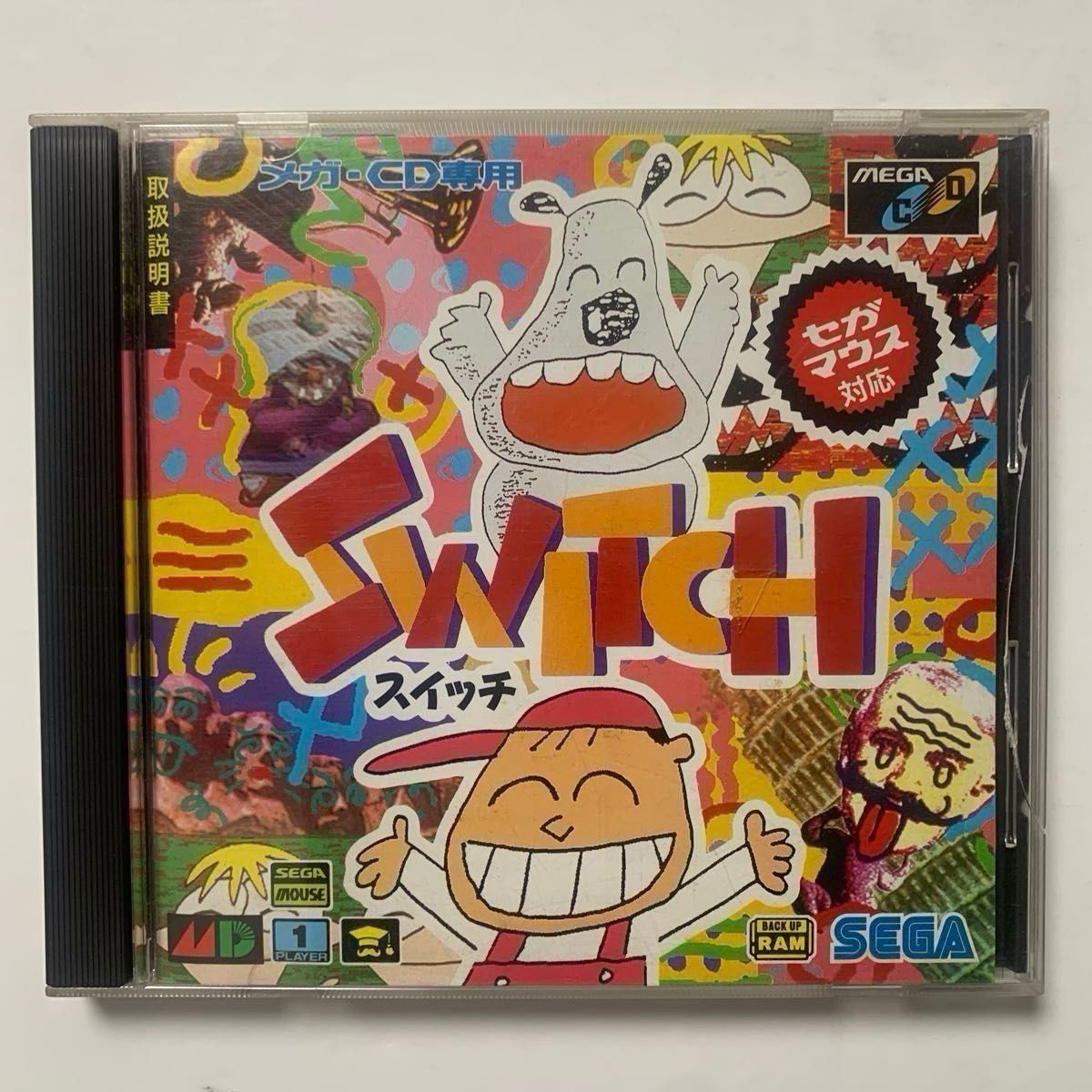 SWITCH スイッチ メガCD/中古/ケース・説明書付き