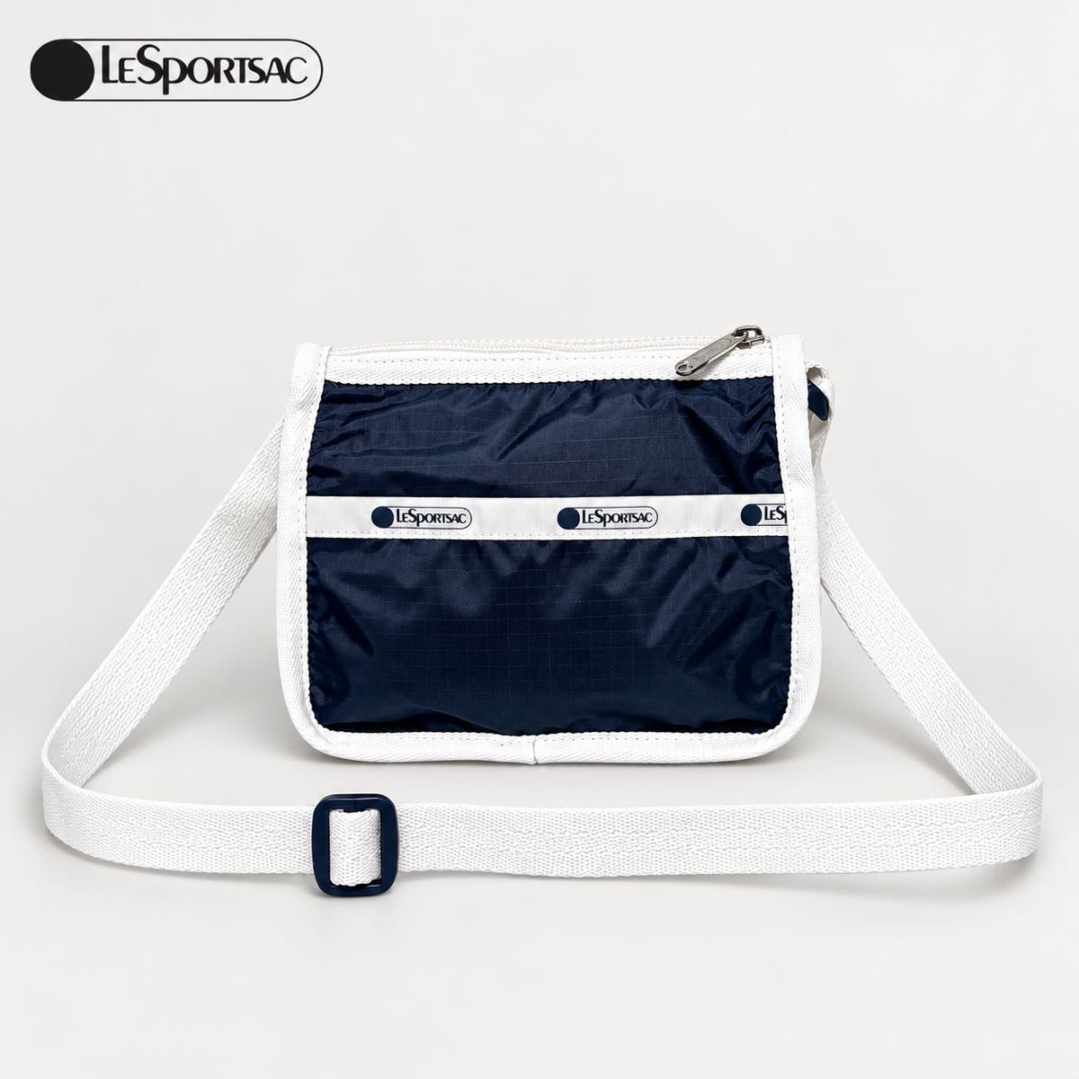 ★新品タグ付★LeSportsac レスポートサック ミニショルダーバッグ クロスボディ スペクテイターディープブルー ネイビー系