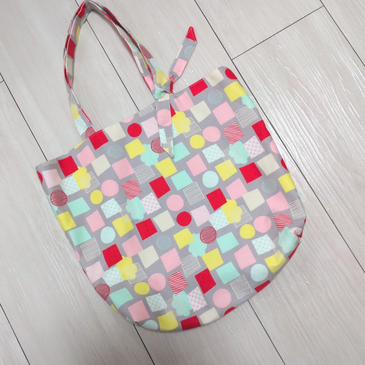 Handmade tote bag, eco-friendly bag, lesson bag.
