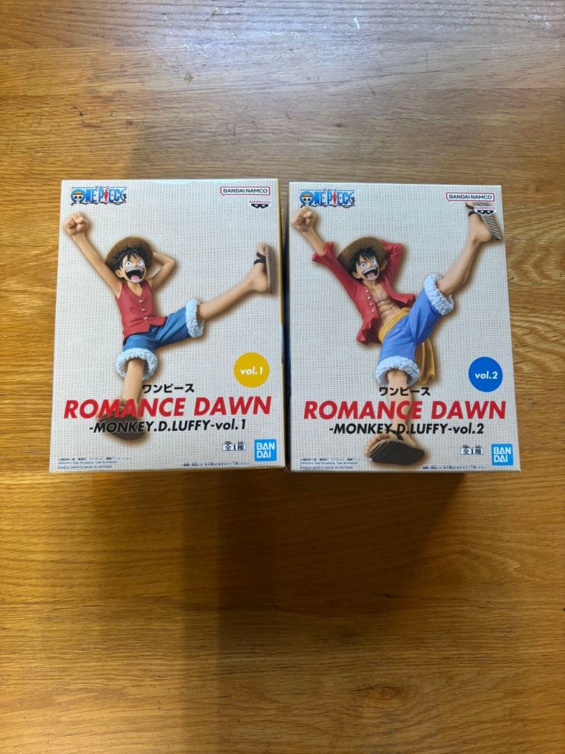 ワンピース ROMANCE DAWN ルフィ フィギュア 2種セット