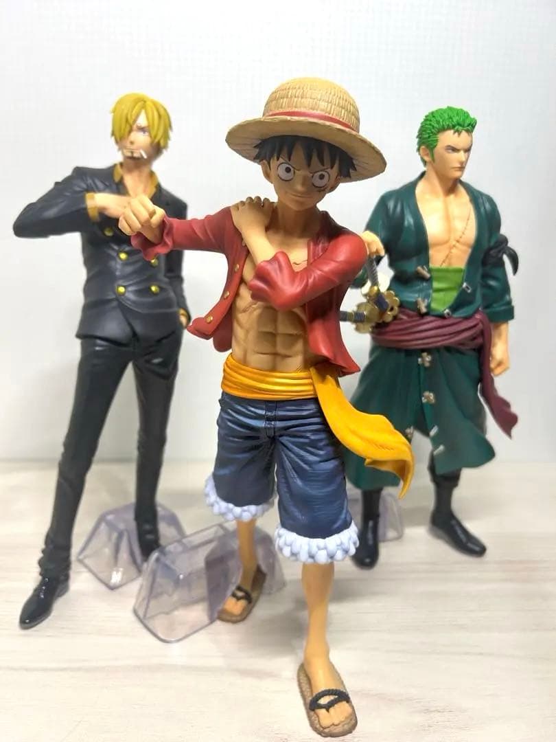One Piece Figure Luffy Zoro Sanji 3-Piece Set