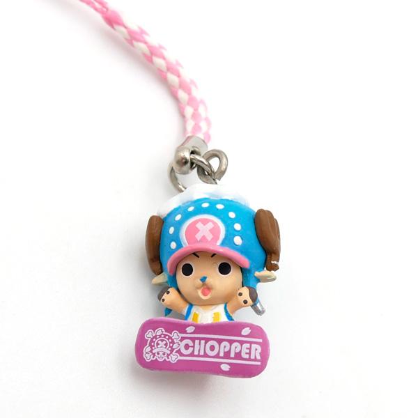 リゾート限定 ワンピース チョッパー スノボー3 根付 ストラップ ONE PIECE トニートニー・チョッパー グッズ ご当地 お土産 スキー場 スノーボード 可愛い