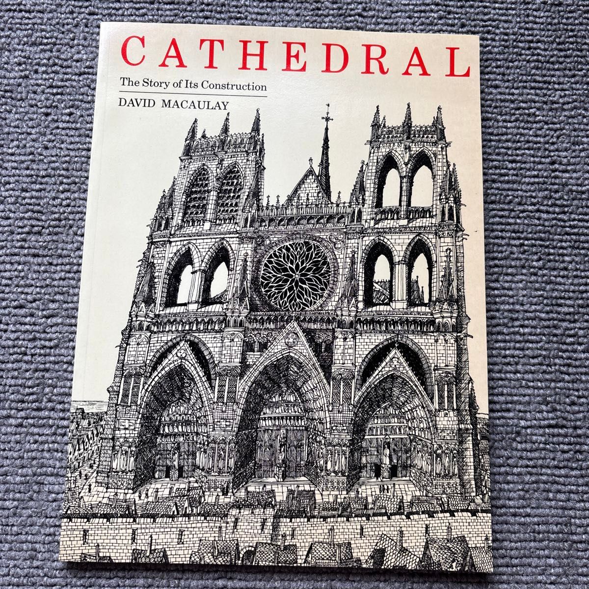 【洋書】CATHEDRAL デビッド・マコーレイ 建築絵本 大聖堂の建築工程