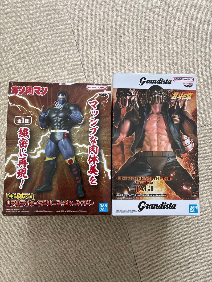【2体套装】筋肉人 战争战士 & 北斗神拳 Grandista 贾基 手办