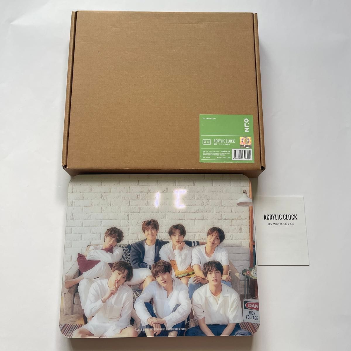 BTS Bangtan Boys Bangtan Acrylic Clock 「 24=7 Serendipity 」 Desk Clock / Wall Clock