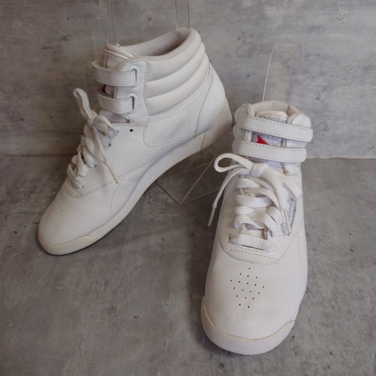 【品相极佳】锐步 Freestyle High 白色 23厘米 白色 运动鞋
