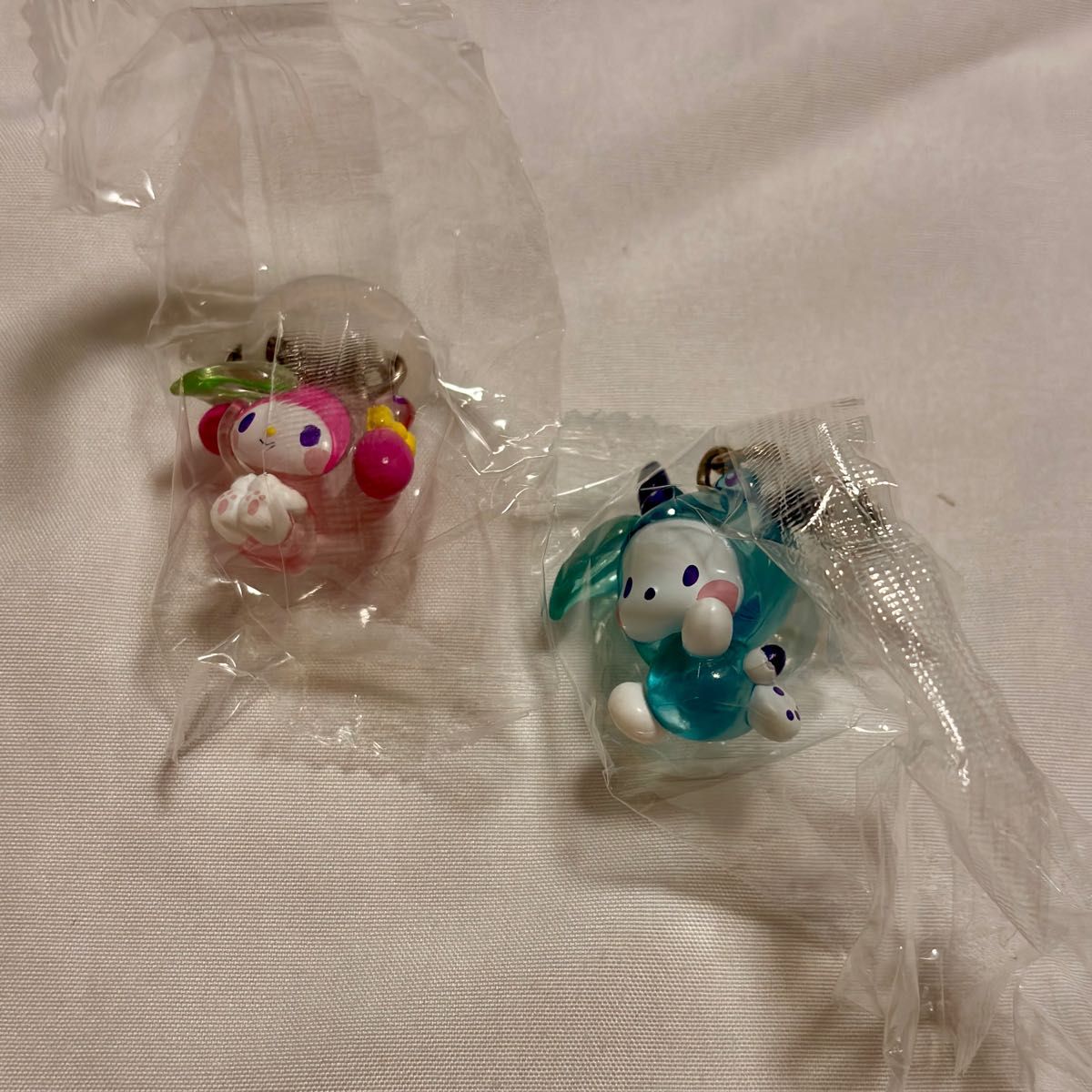 Sanrio Mark Accessories: My Melody and Cinnamoroll 2-Piece Set, Kerokero Party